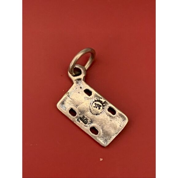 .925 License Tag Sterling Silver Jewelry Charm #auto #transportation #new car - Picture 2 of 3